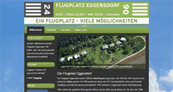 Desktop Screenshot of flugplatz-eggersdorf.de